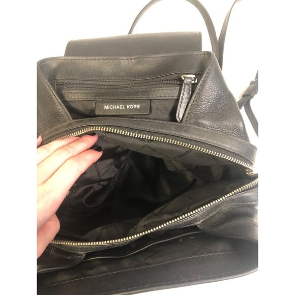 Michael Kors Raven Medium Pebbled Leather Backpack main image 5